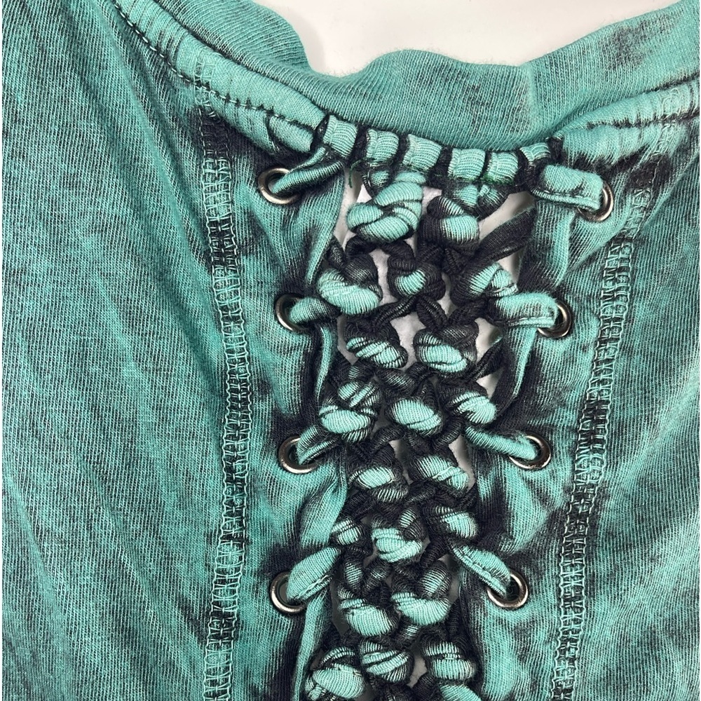 Affliction women’s green tank top - Picture 6 of 8